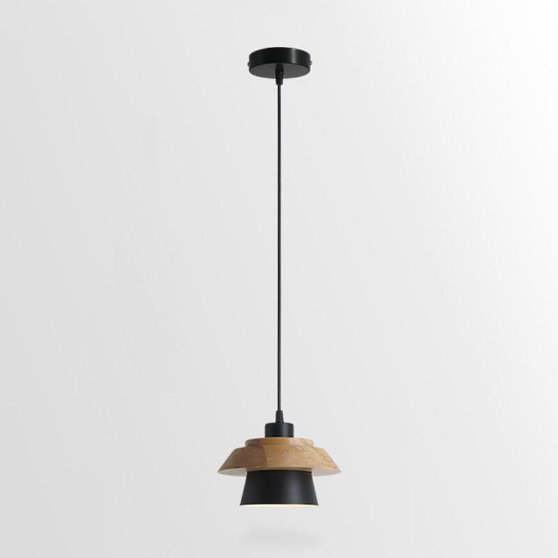 Morrowe lámpara colgante Stone de madera