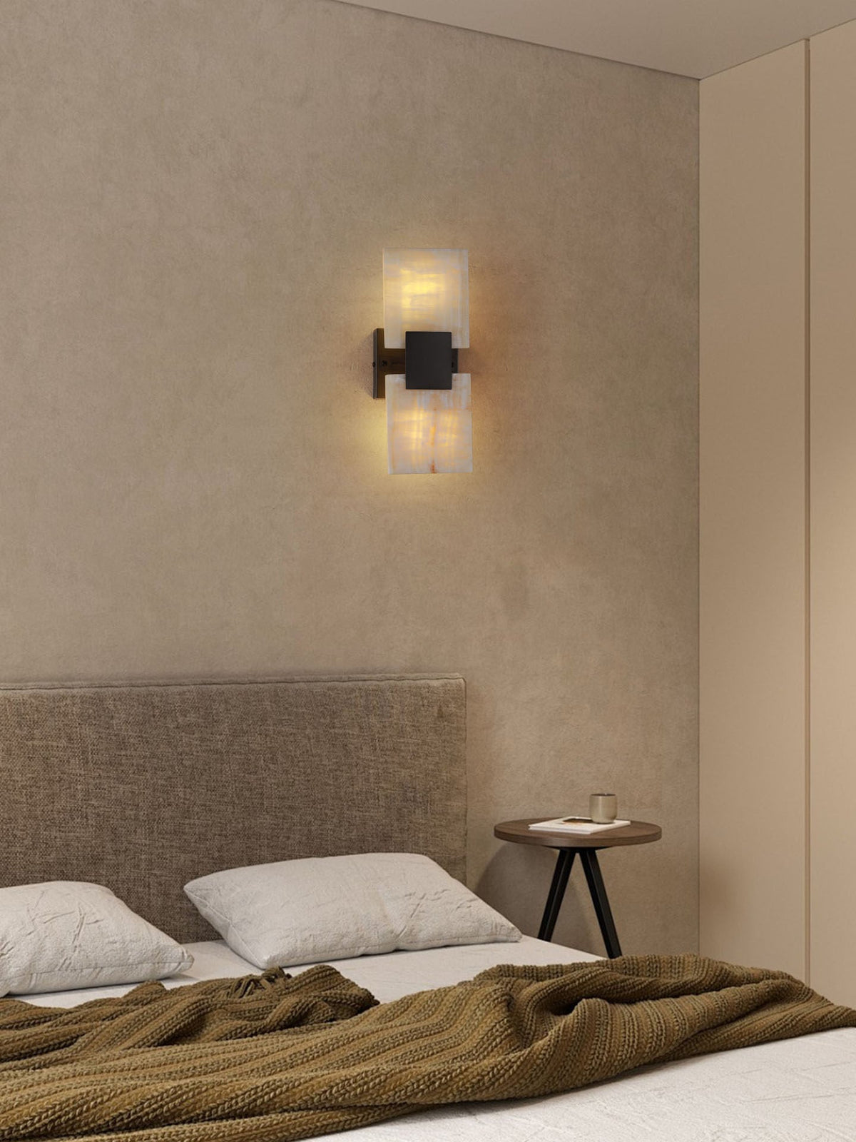 Nerion aplique de pared Shift en alabastro