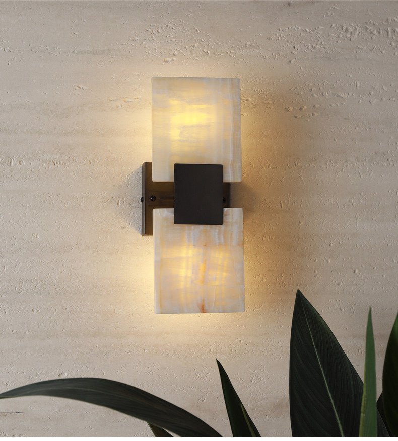 Nerion aplique de pared Shift en alabastro