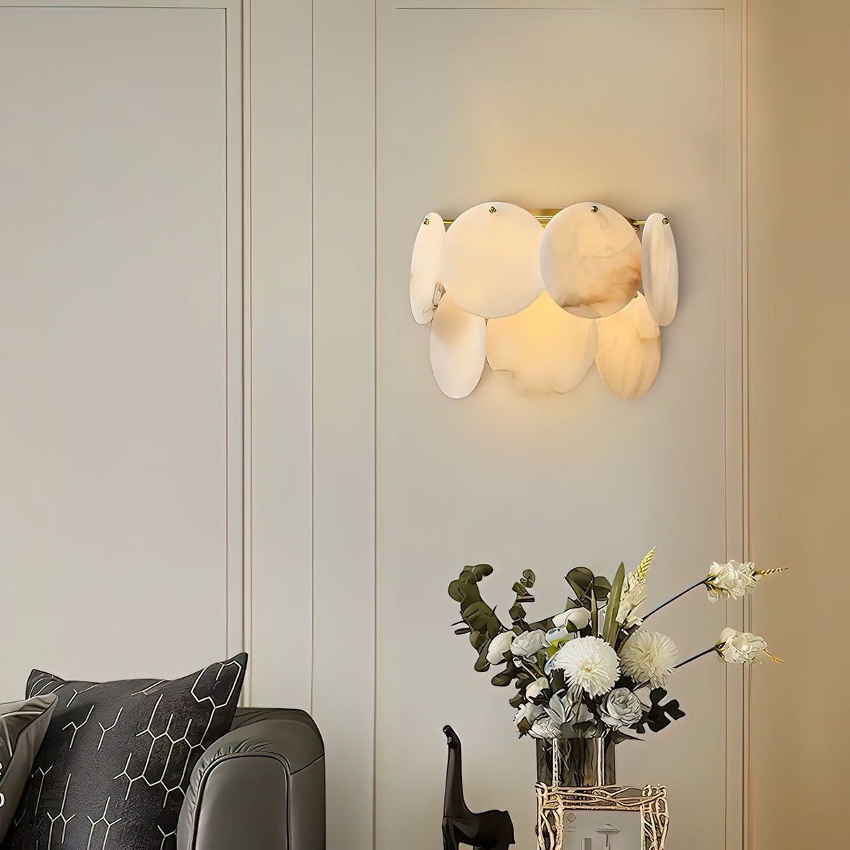 Avenlith aplique de pared alabastro