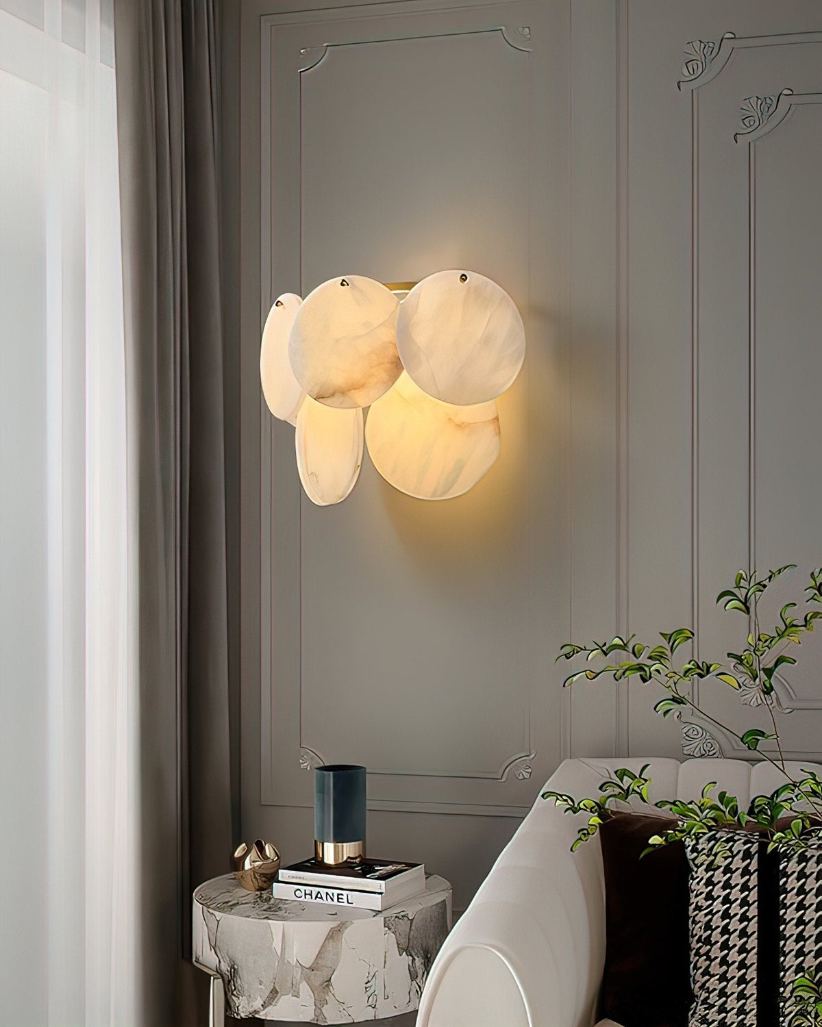 Avenlith aplique de pared alabastro