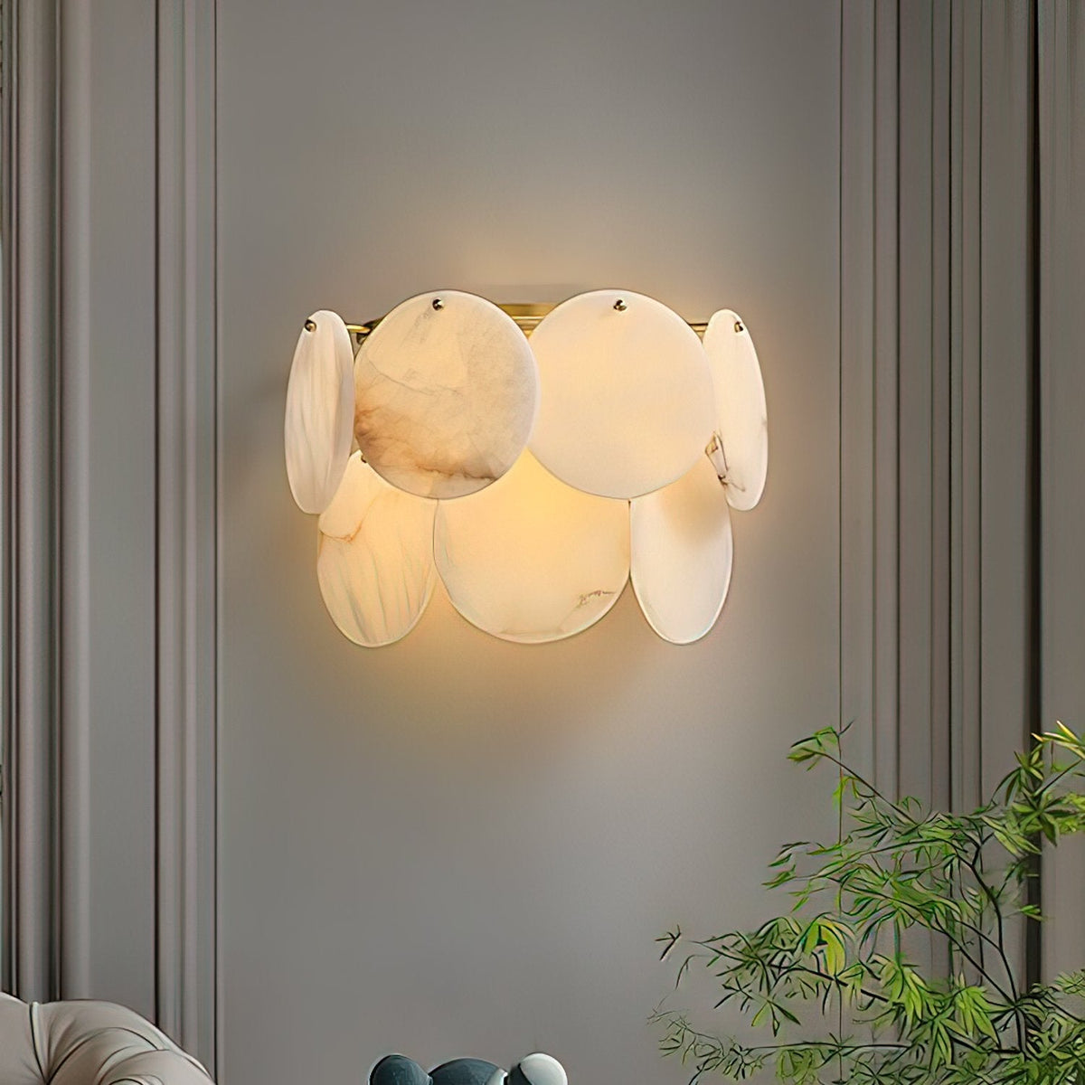 Avenlith aplique de pared alabastro
