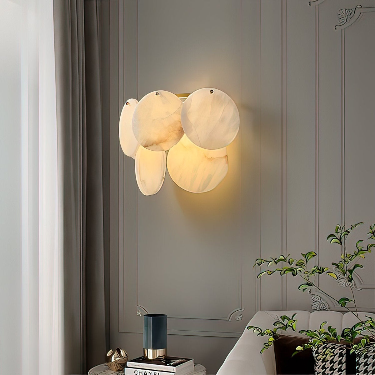 Avenlith aplique de pared alabastro