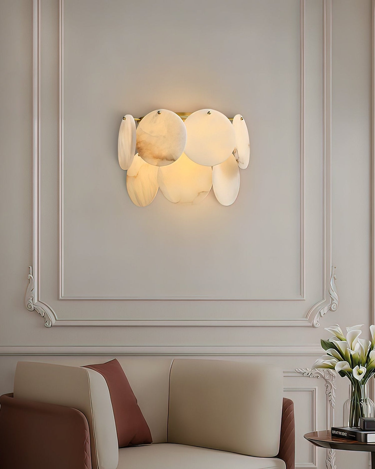 Avenlith aplique de pared alabastro