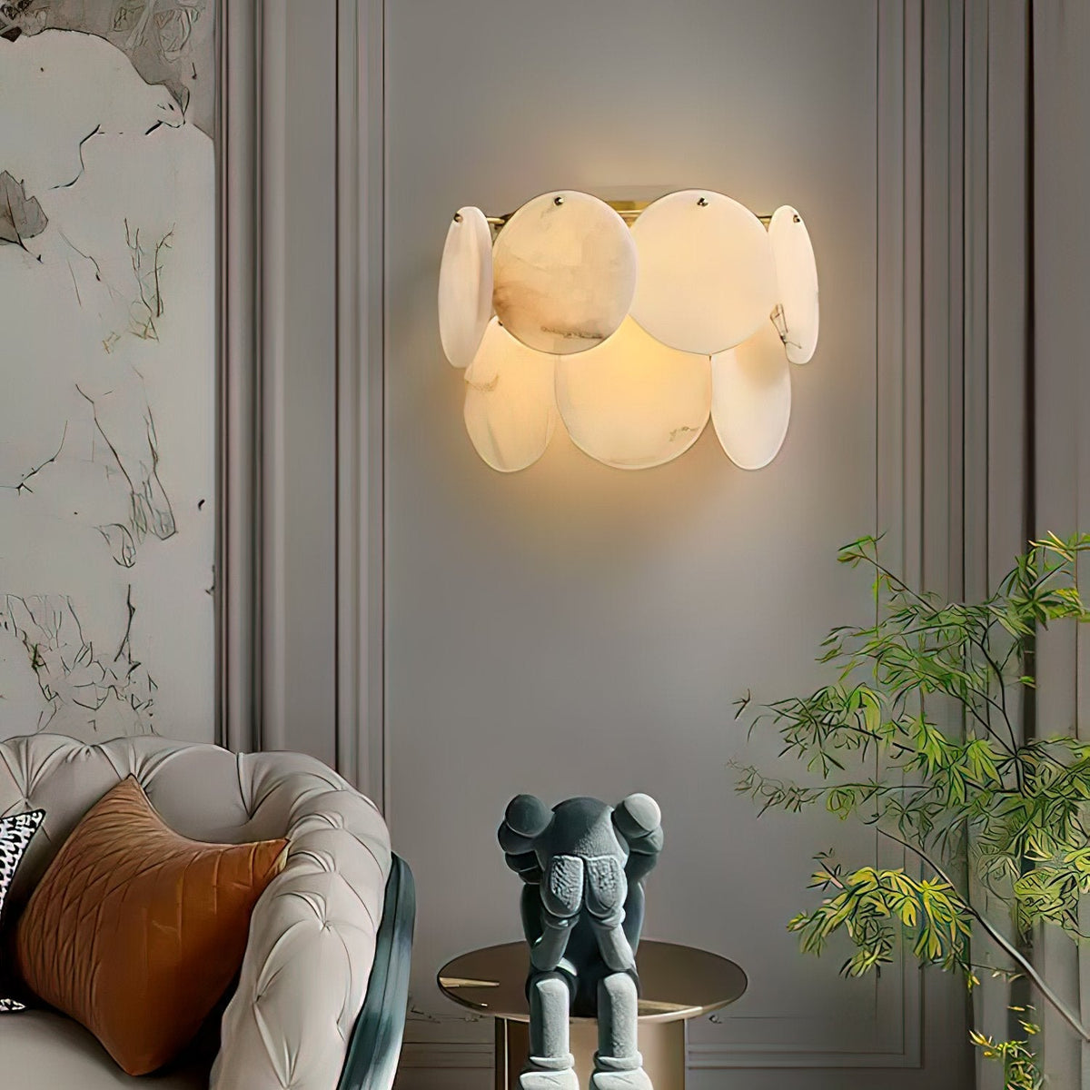 Avenlith aplique de pared alabastro