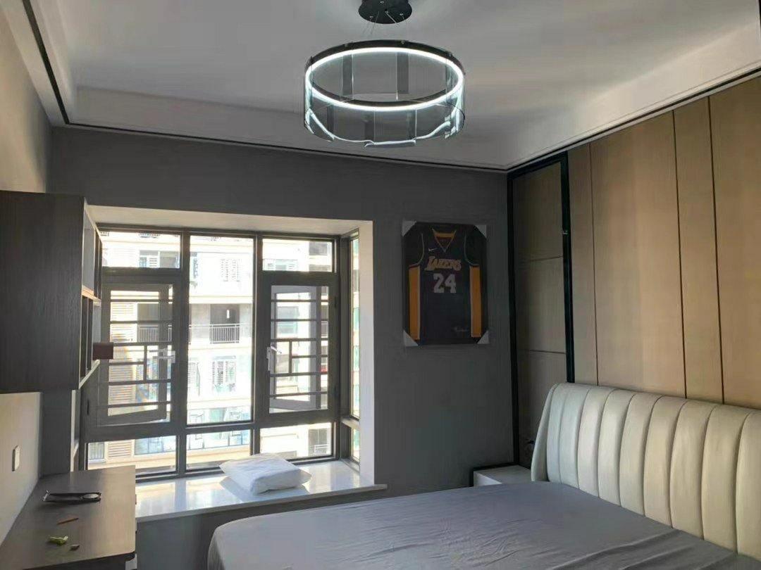 Eireriel lámpara de araña moderna de vidrio negro LED