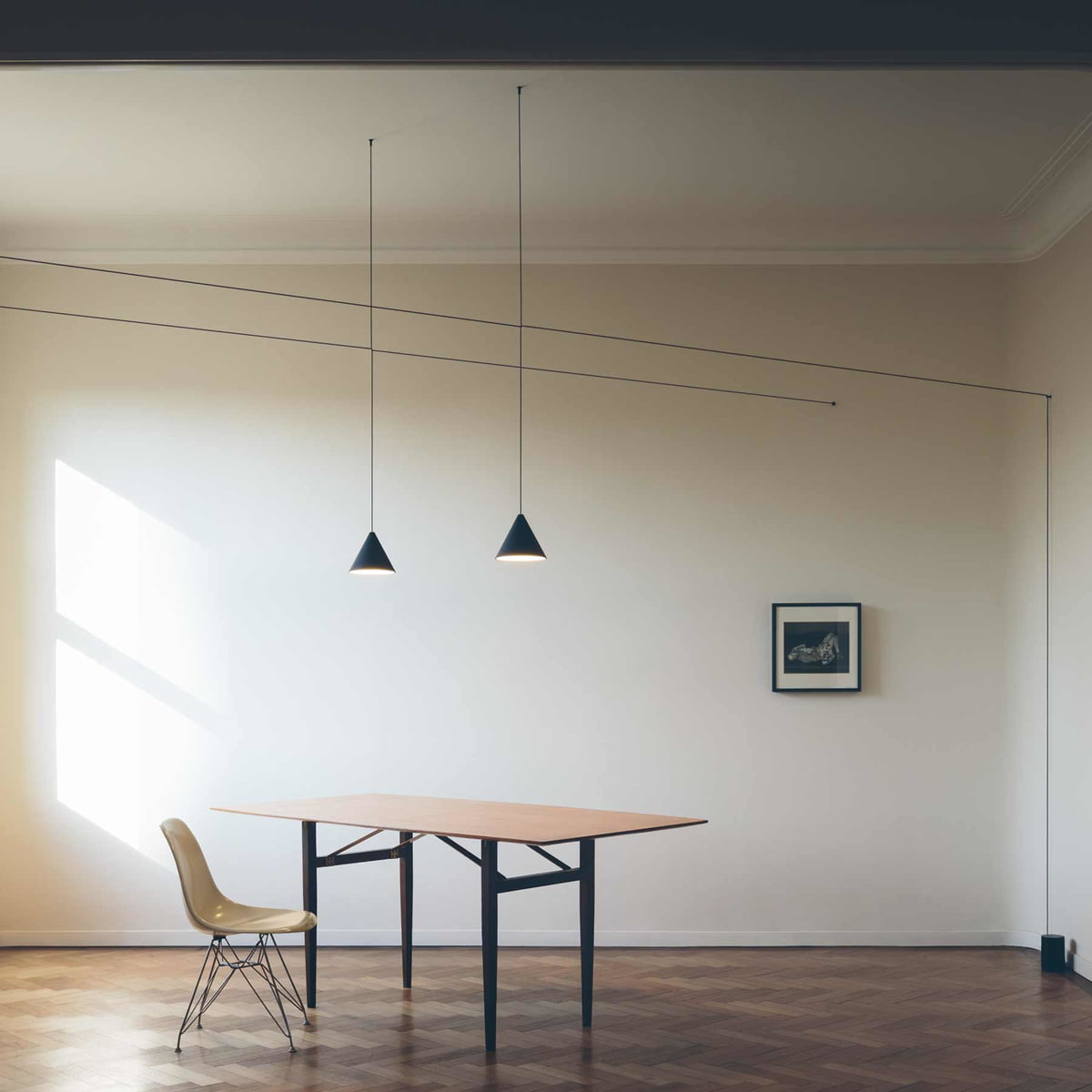 Fio lámpara colgante minimalista de plástico