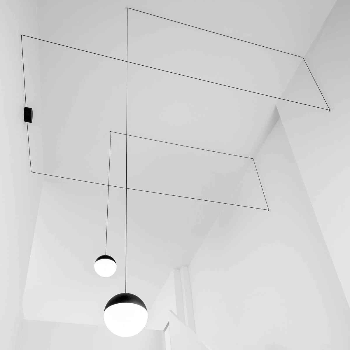 Fio lámpara colgante minimalista de plástico