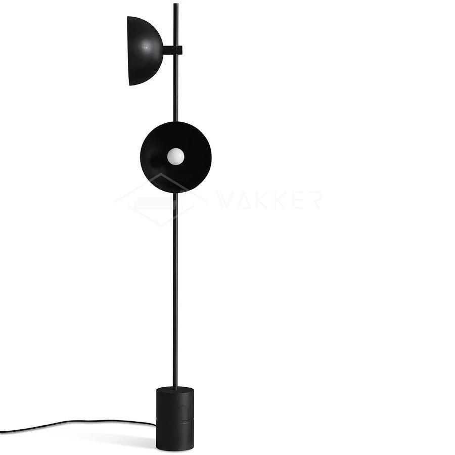 Lumase lámpara de pie minimalista de vidrio