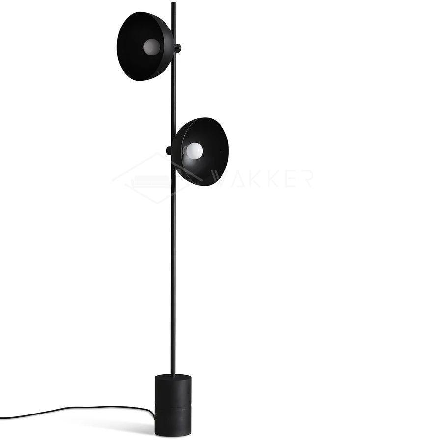 Lumase lámpara de pie minimalista de vidrio