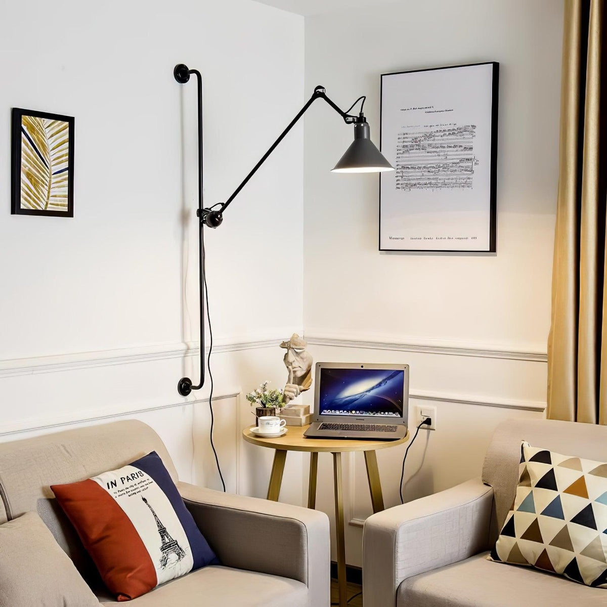 Dral aplique de pared Rocker Support Frame