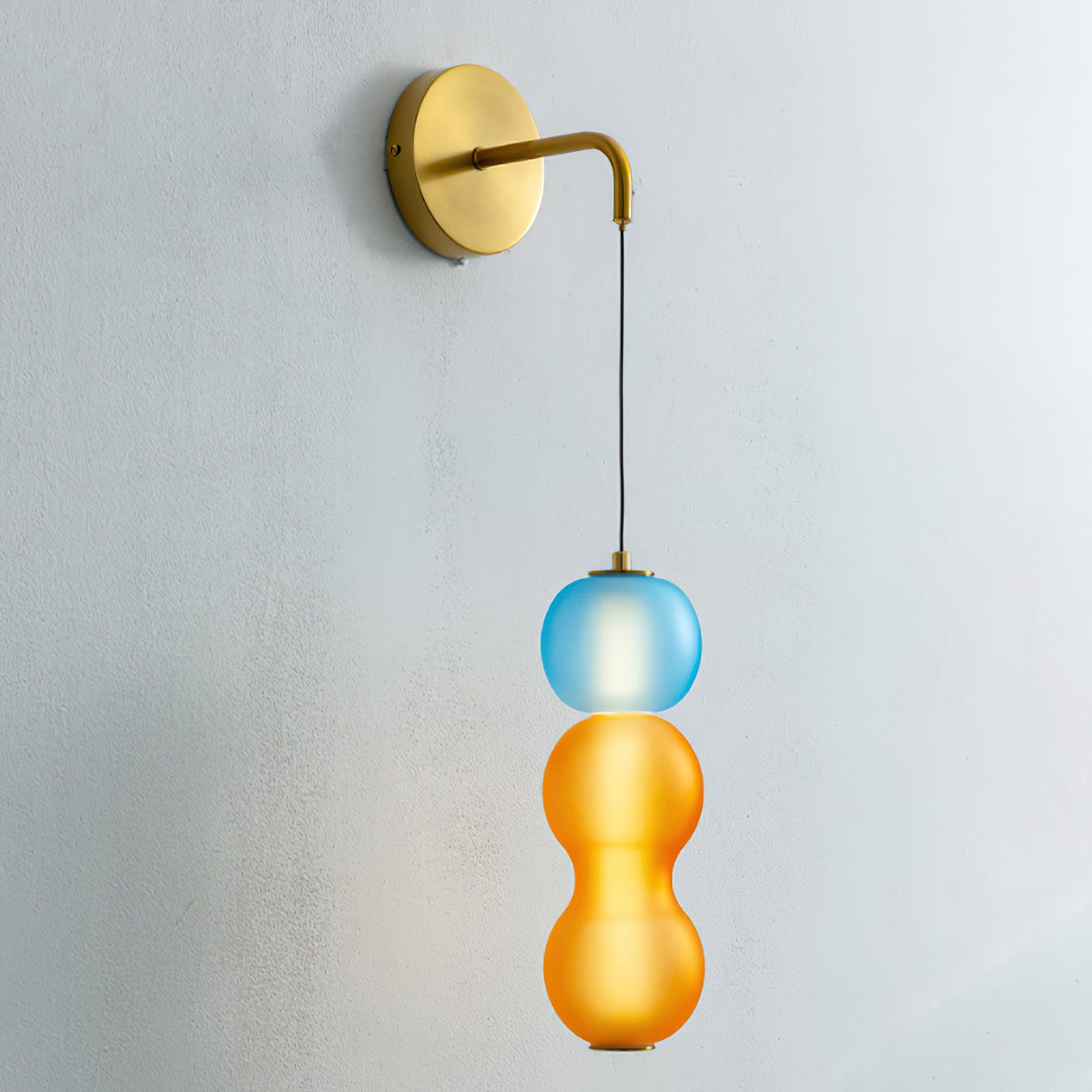 Eurtalia aplique de pared moderno minimalista de vidrio