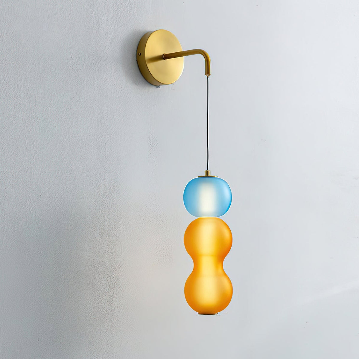 Eurtalia aplique de pared moderno minimalista de vidrio