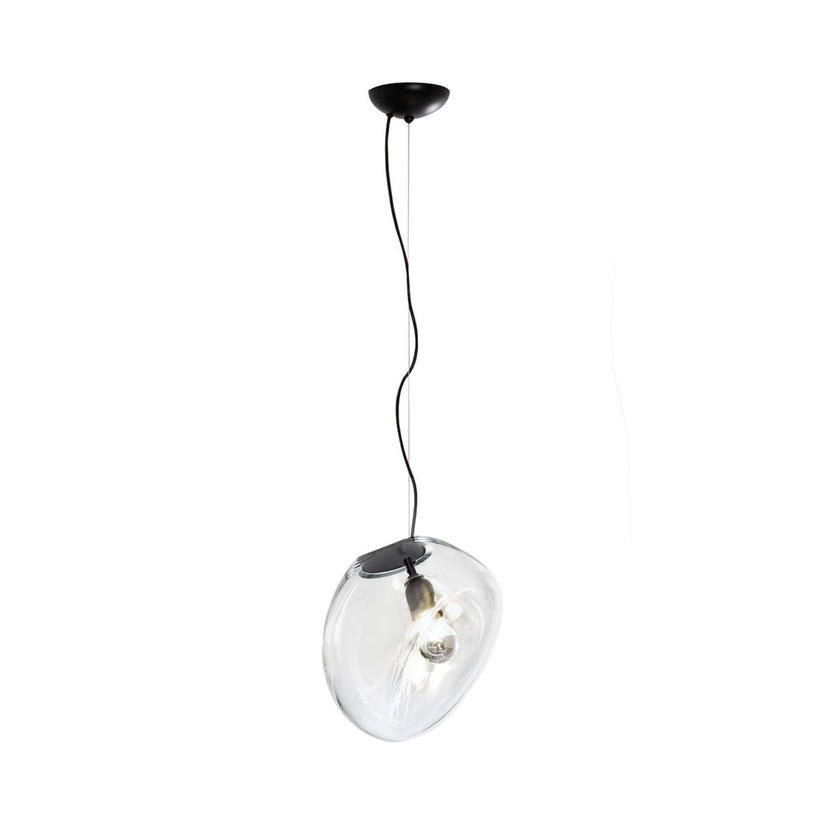Rune lámpara colgante minimalista de vidrio