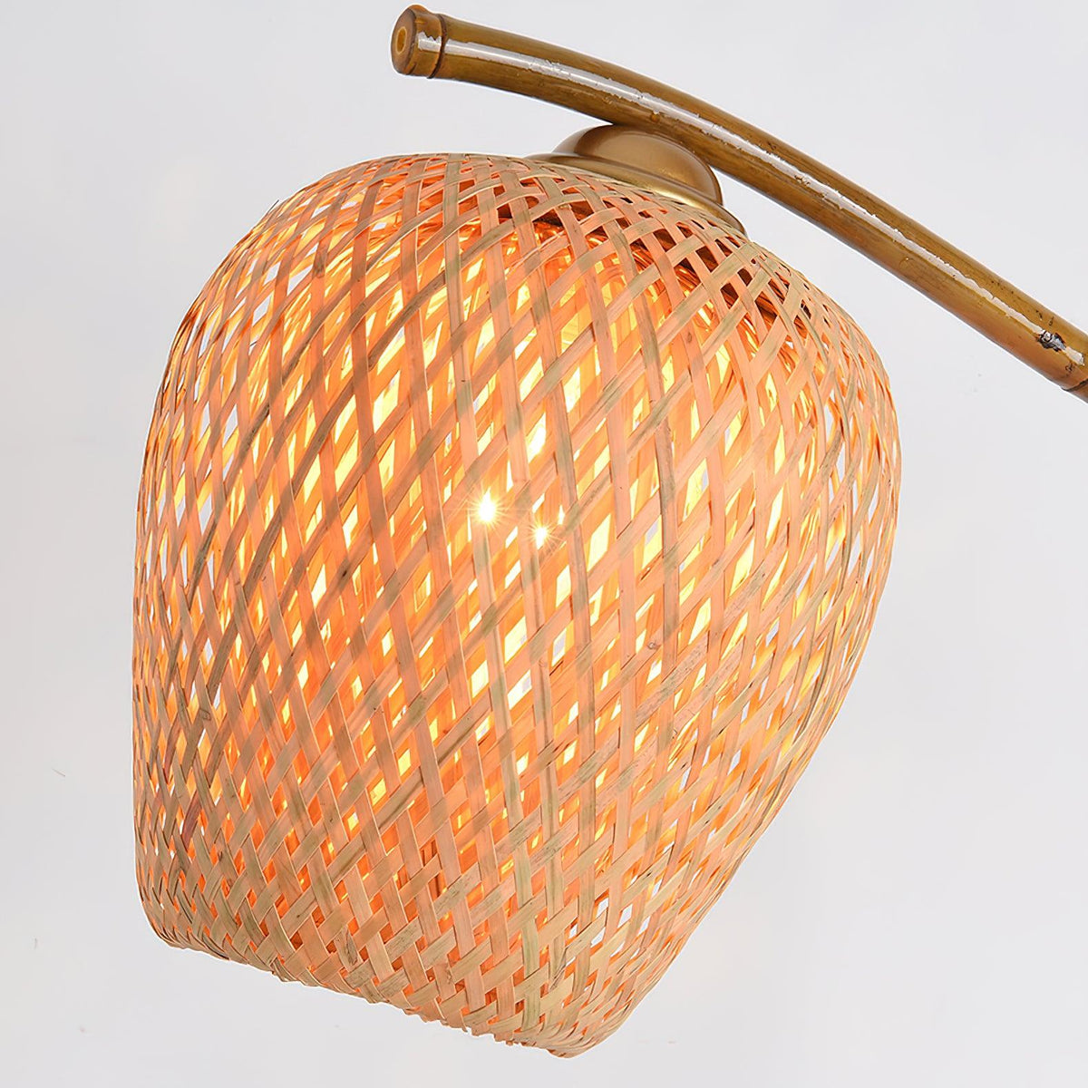 Zanell lámpara de mesa de bambú estilo zen