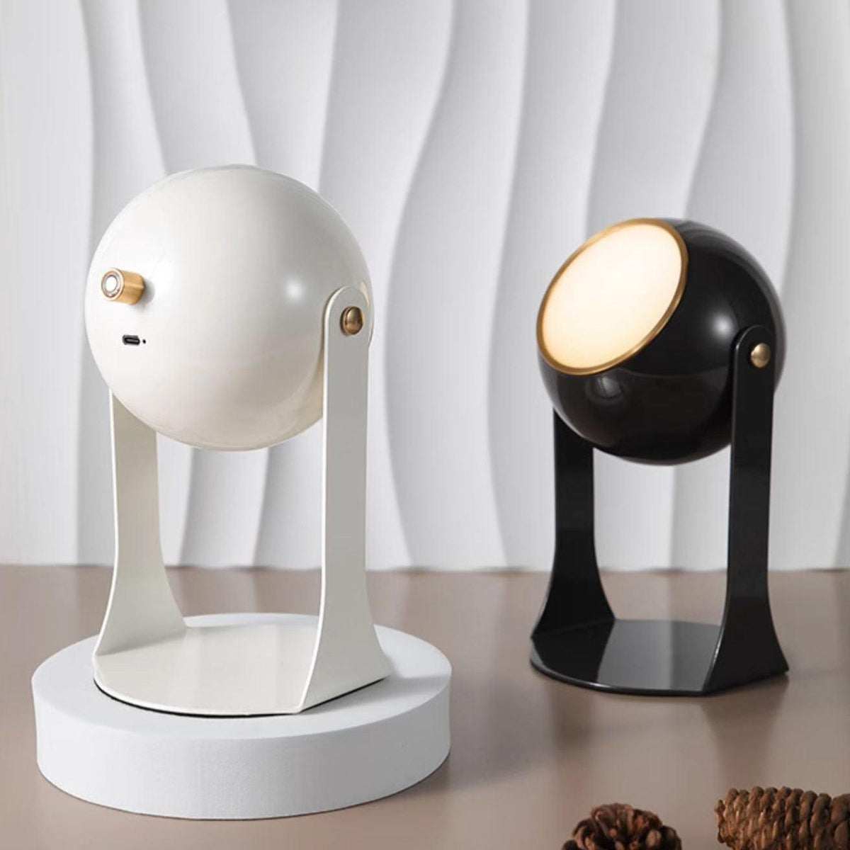Ulsken lámpara de mesa de acrílico minimalista
