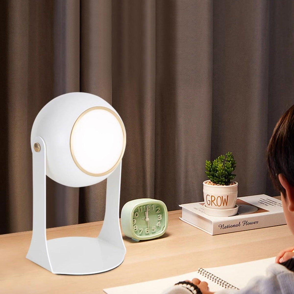 Ulsken lámpara de mesa de acrílico minimalista