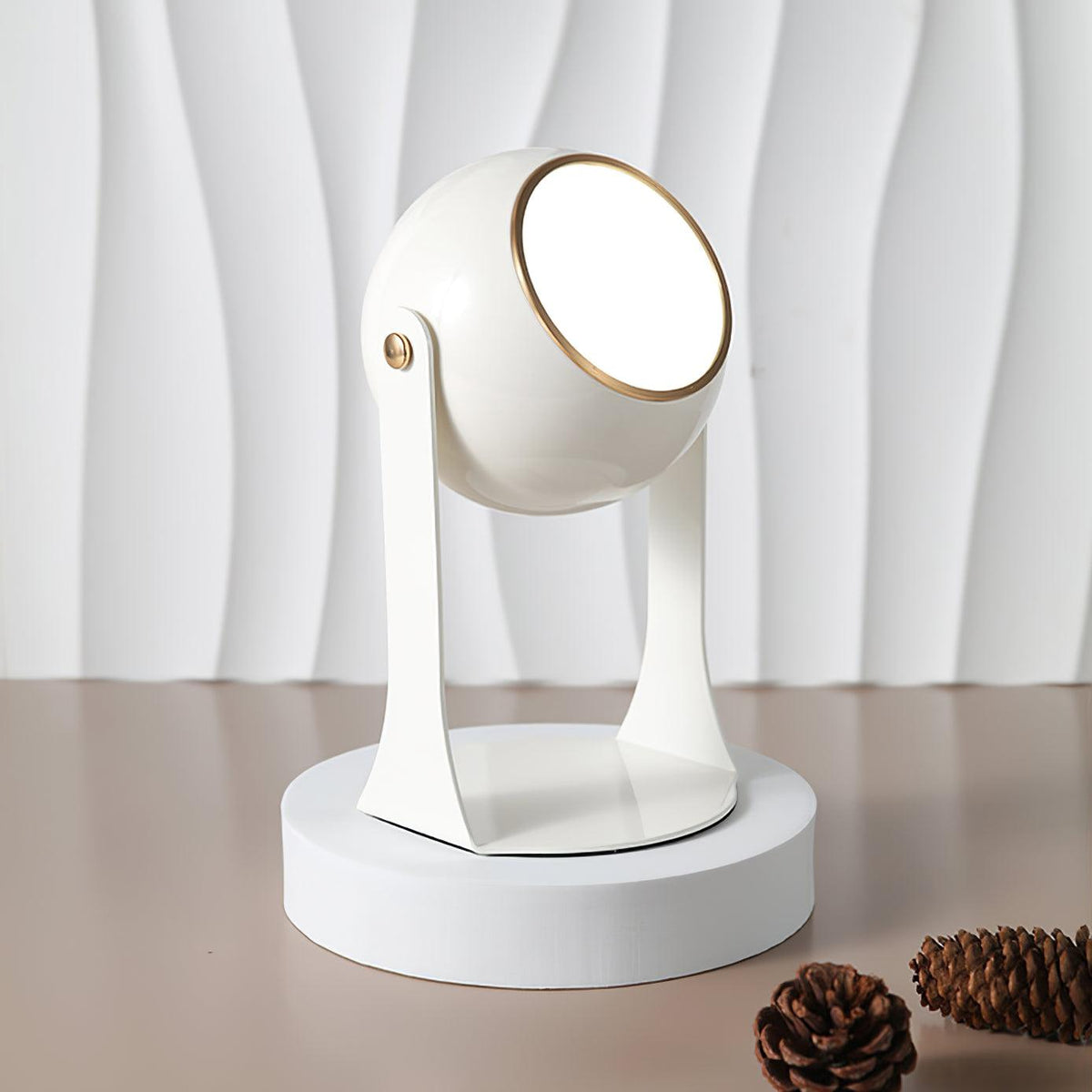 Ulsken lámpara de mesa de acrílico minimalista