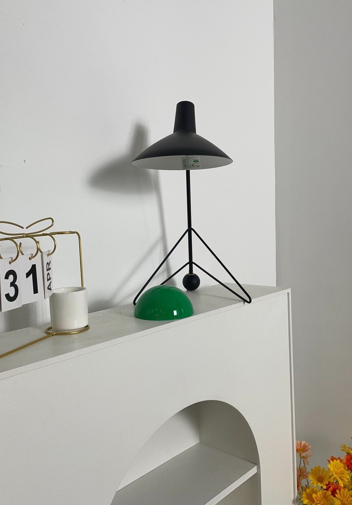 Pivot lámpara de mesa industrial