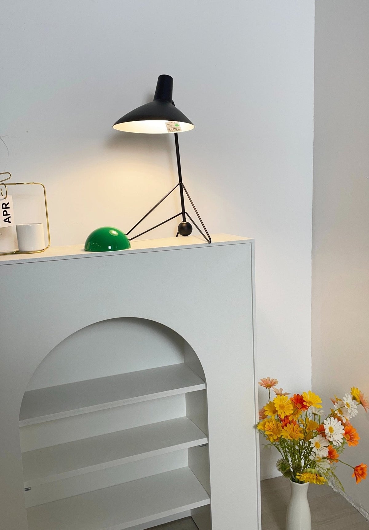 Pivot lámpara de mesa industrial