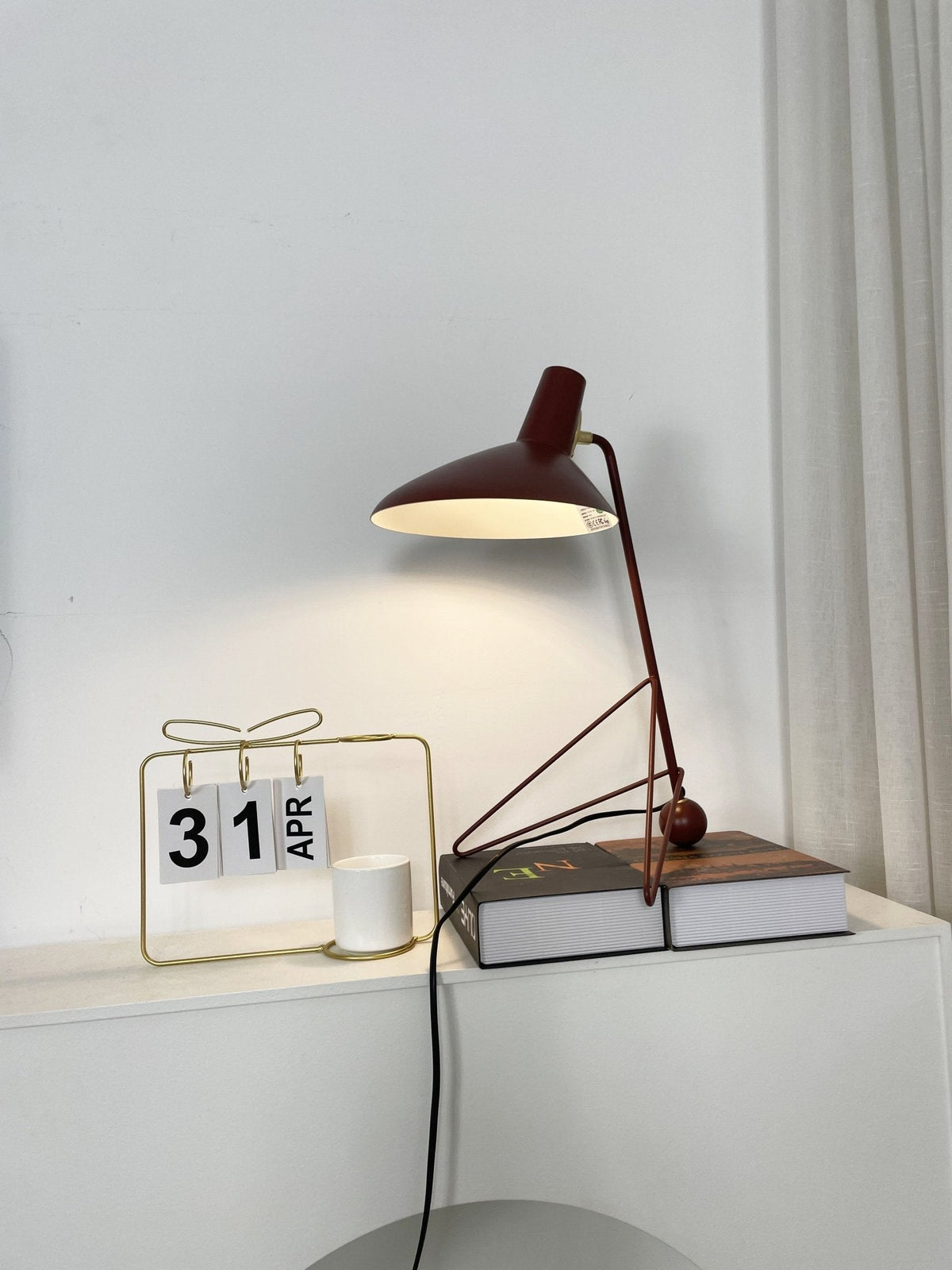 Pivot lámpara de mesa industrial