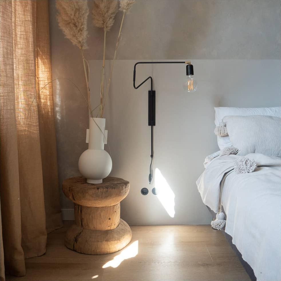 Elsoreth aplique de pared moderno minimalista Swing