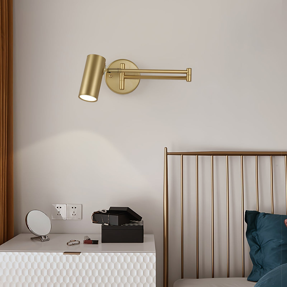 Ray Lámpara de Pared con Brazo Oscilante Ajustable
