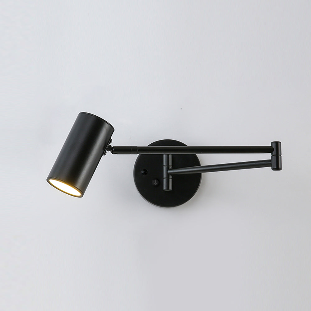 Auraelle aplique de pared con brazo articulado de latón regulable