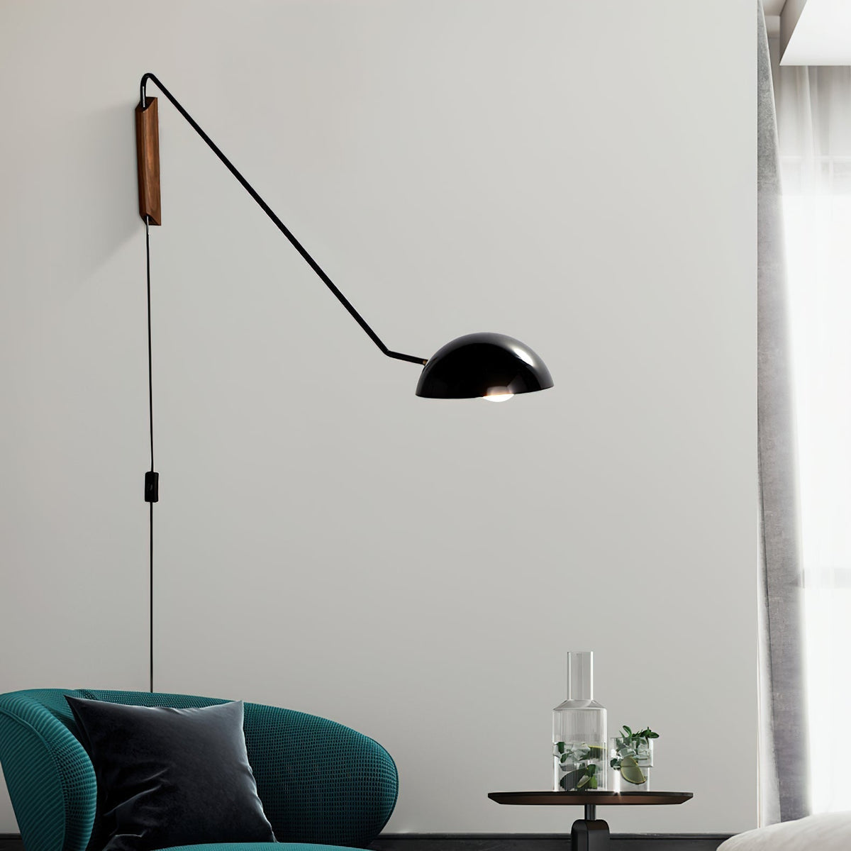 Lirixel aplique de pared de madera