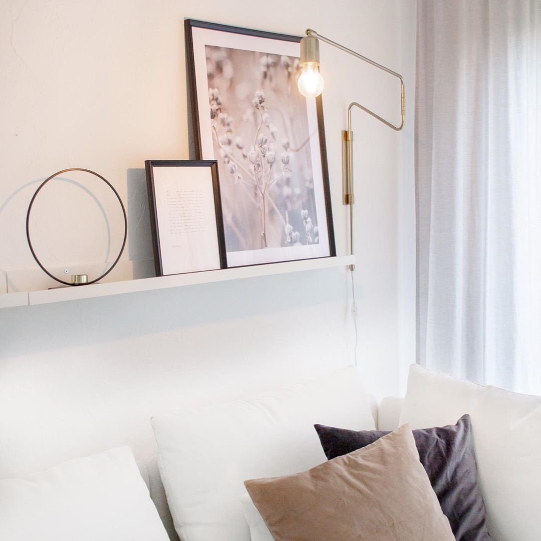 Elsoreth aplique de pared moderno minimalista Swing