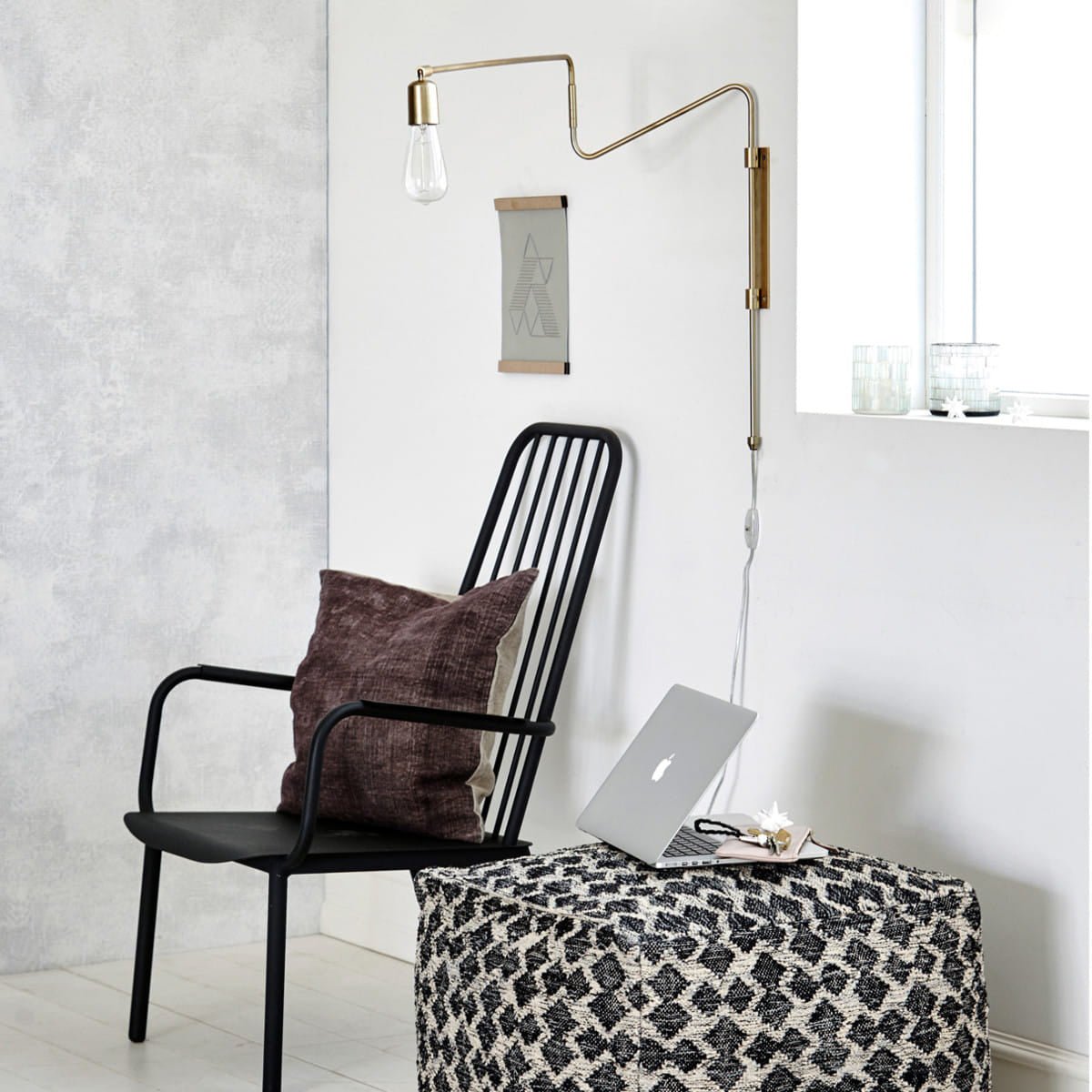 Elsoreth aplique de pared moderno minimalista Swing