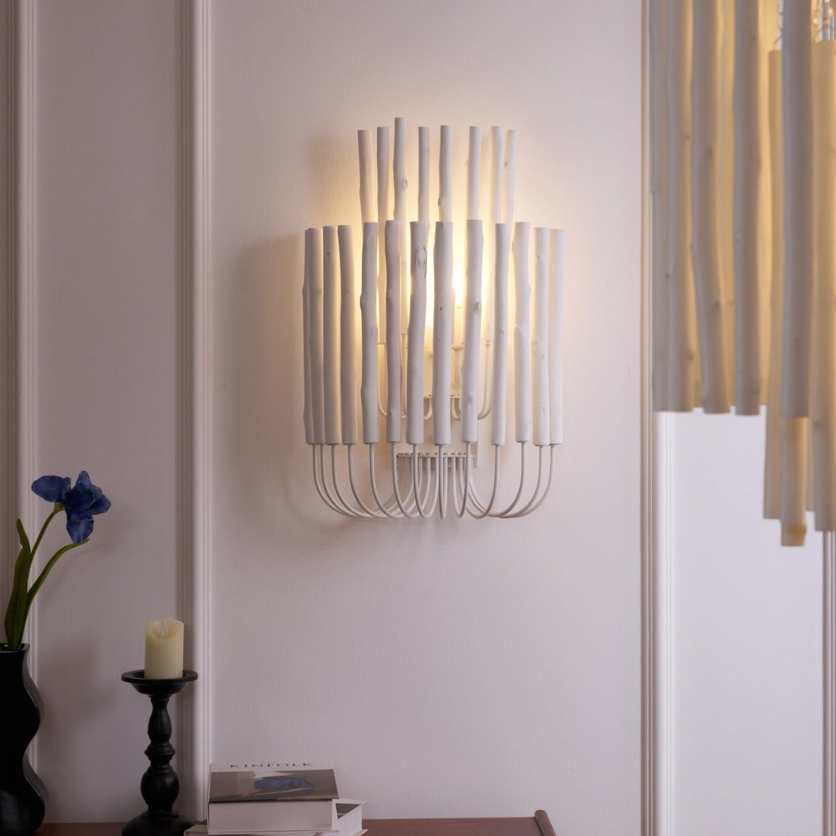 Vasilora aplique de pared individual de madera con diseño creativo artístico