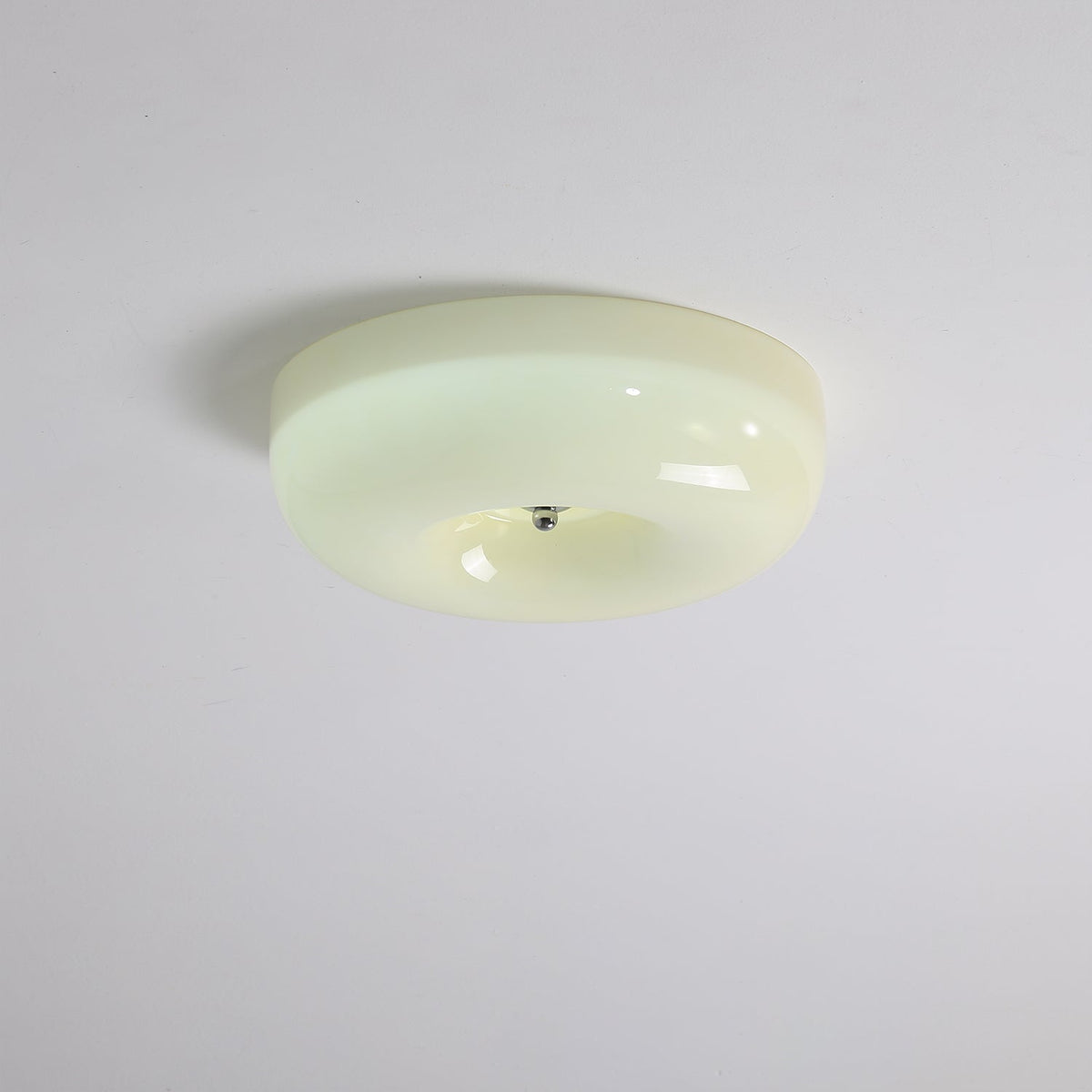 Cam lámpara de techo moderna minimalista de vidrio con diseño en espiral