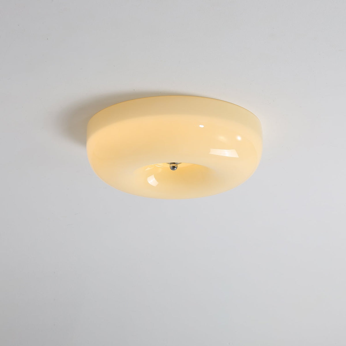 Cam lámpara de techo moderna minimalista de vidrio con diseño en espiral