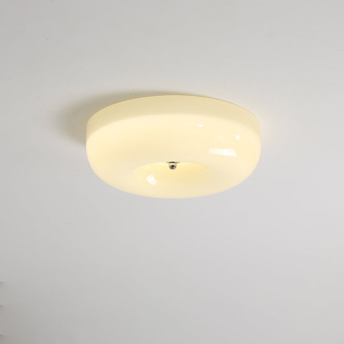 Cam lámpara de techo moderna minimalista de vidrio con diseño en espiral