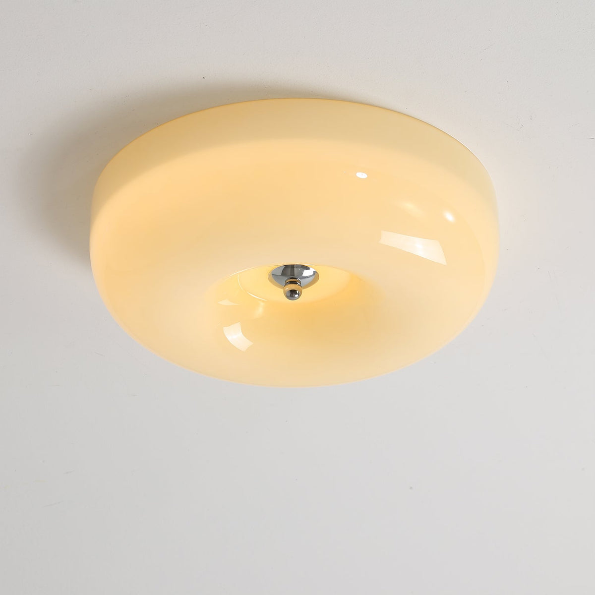 Cam lámpara de techo moderna minimalista de vidrio con diseño en espiral