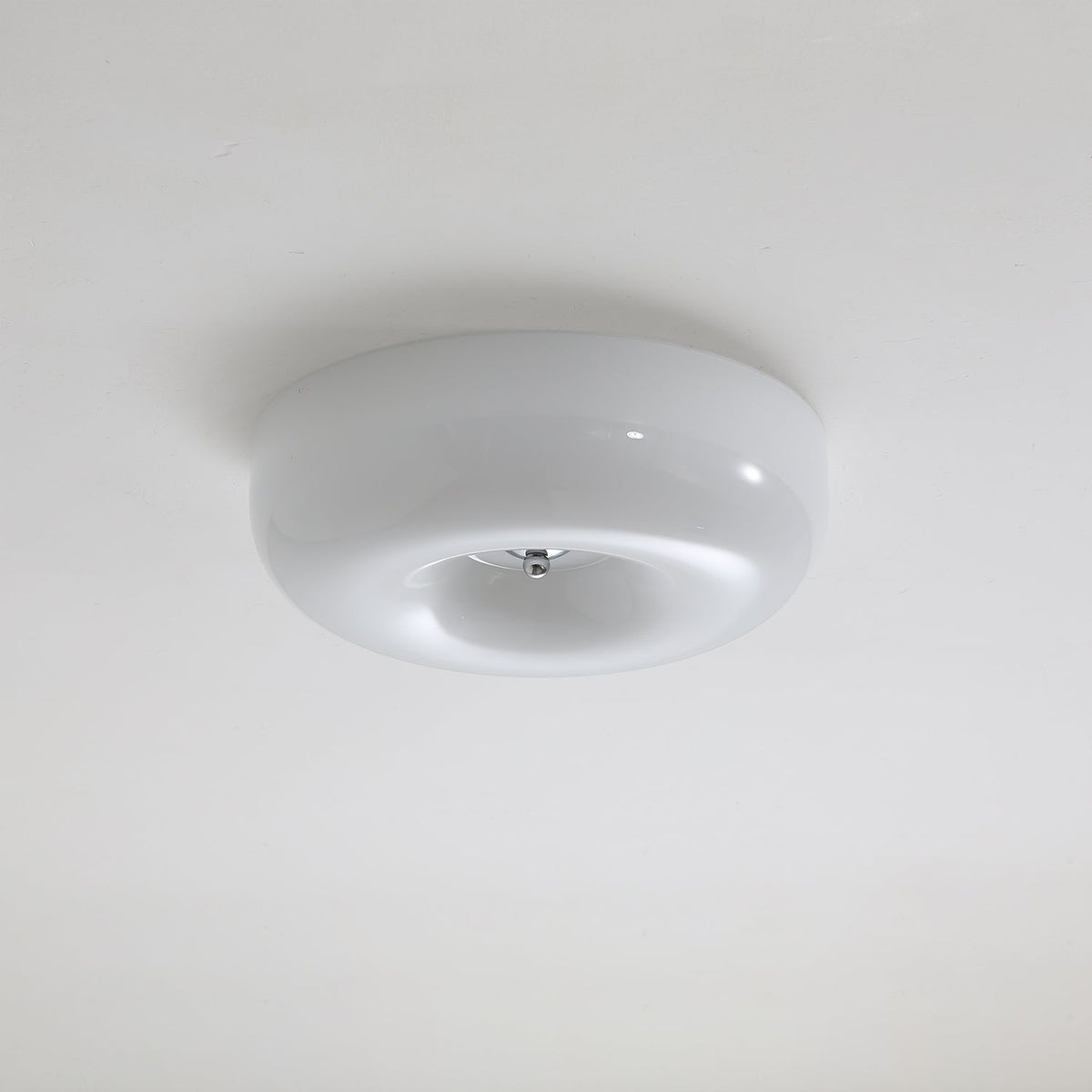 Cam lámpara de techo moderna minimalista de vidrio con diseño en espiral