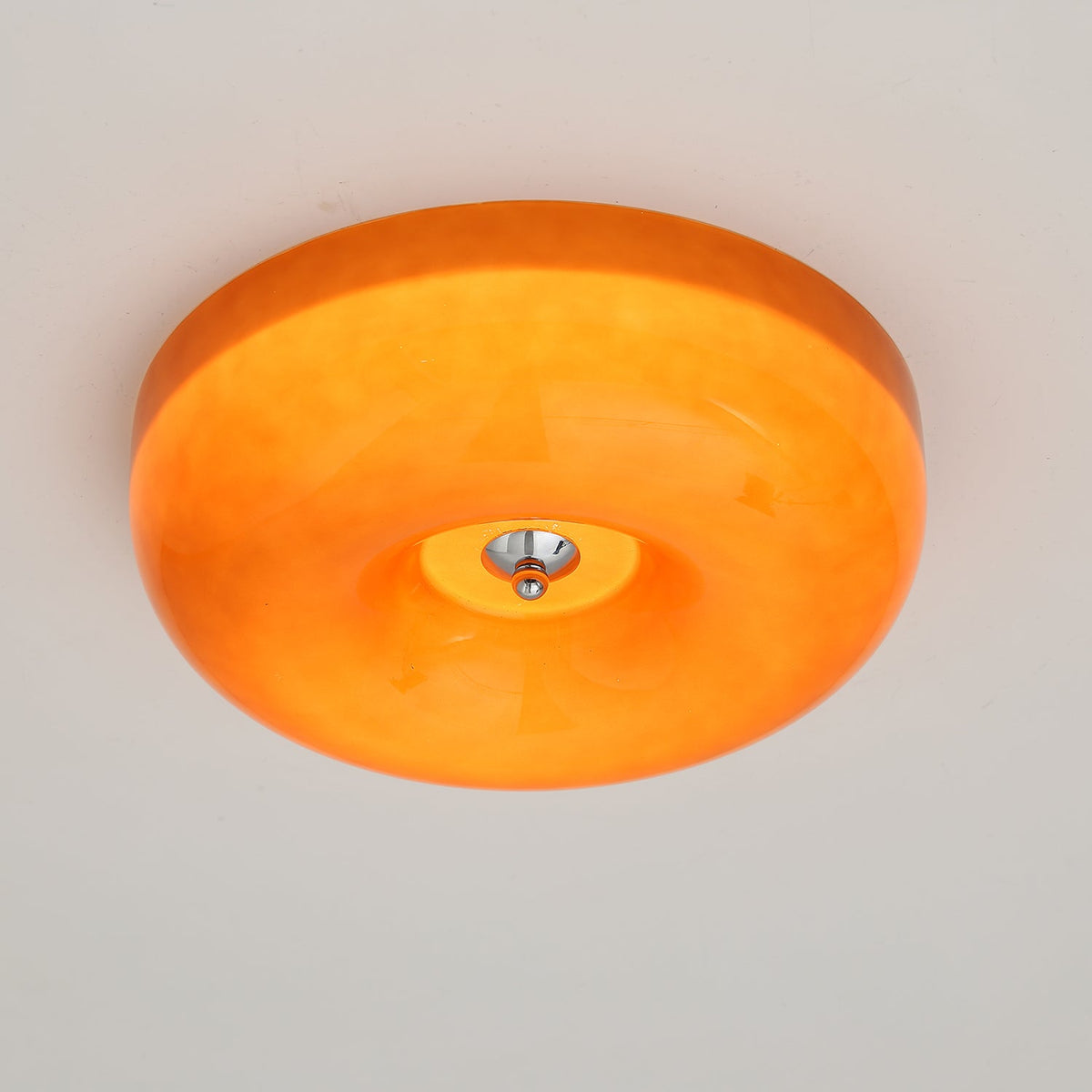 Cam lámpara de techo moderna minimalista de vidrio con diseño en espiral