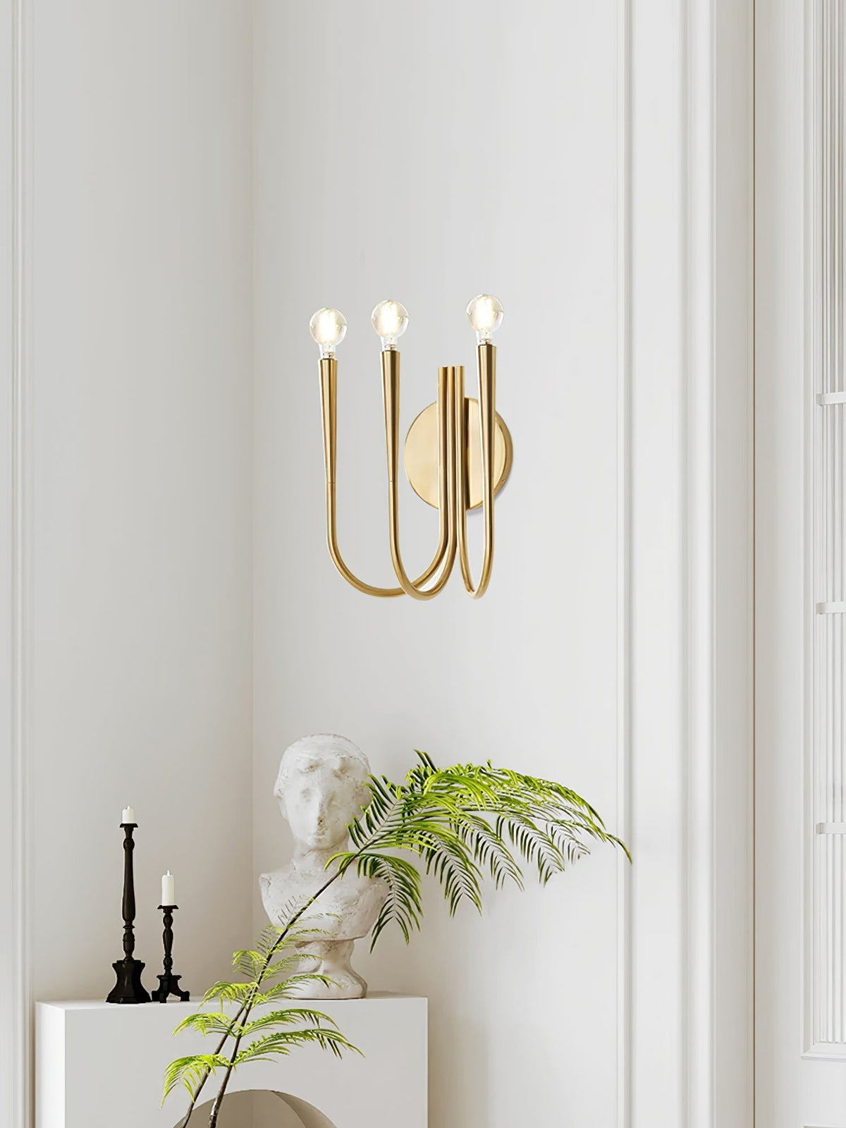 Eoveth aplique de pared Premium elegancia con vidrio