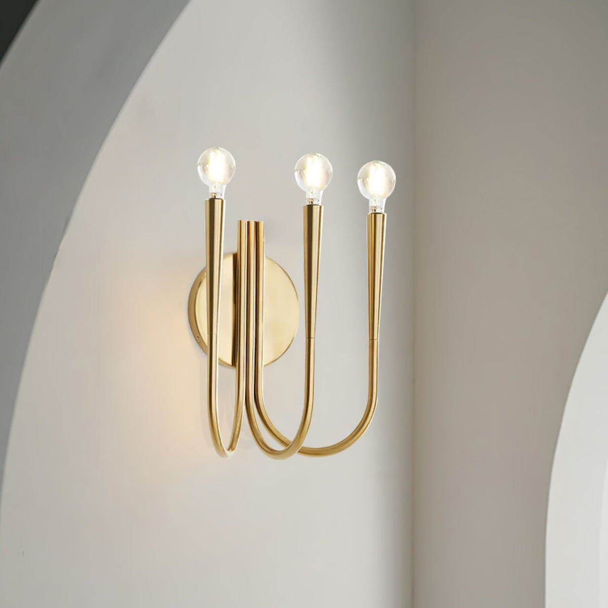 Eoveth aplique de pared Premium elegancia con vidrio
