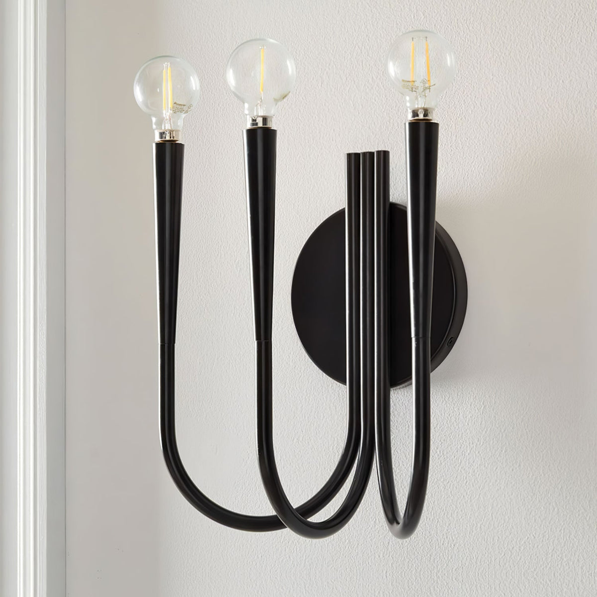 Eoveth aplique de pared Premium elegancia con vidrio