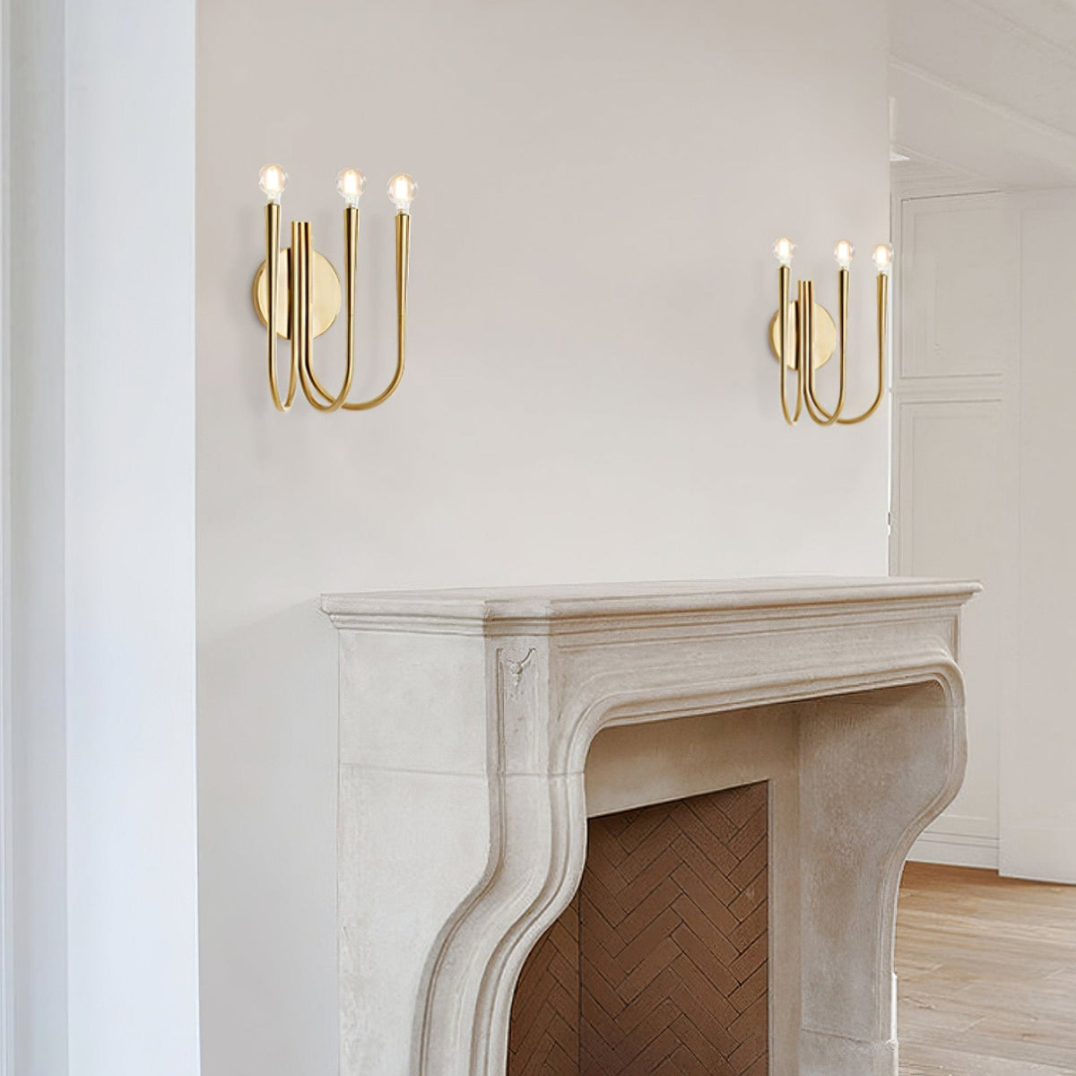 Eoveth aplique de pared Premium elegancia con vidrio