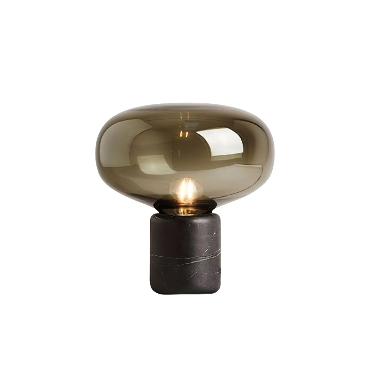Rova lámpara de mesa en mármol industrial
