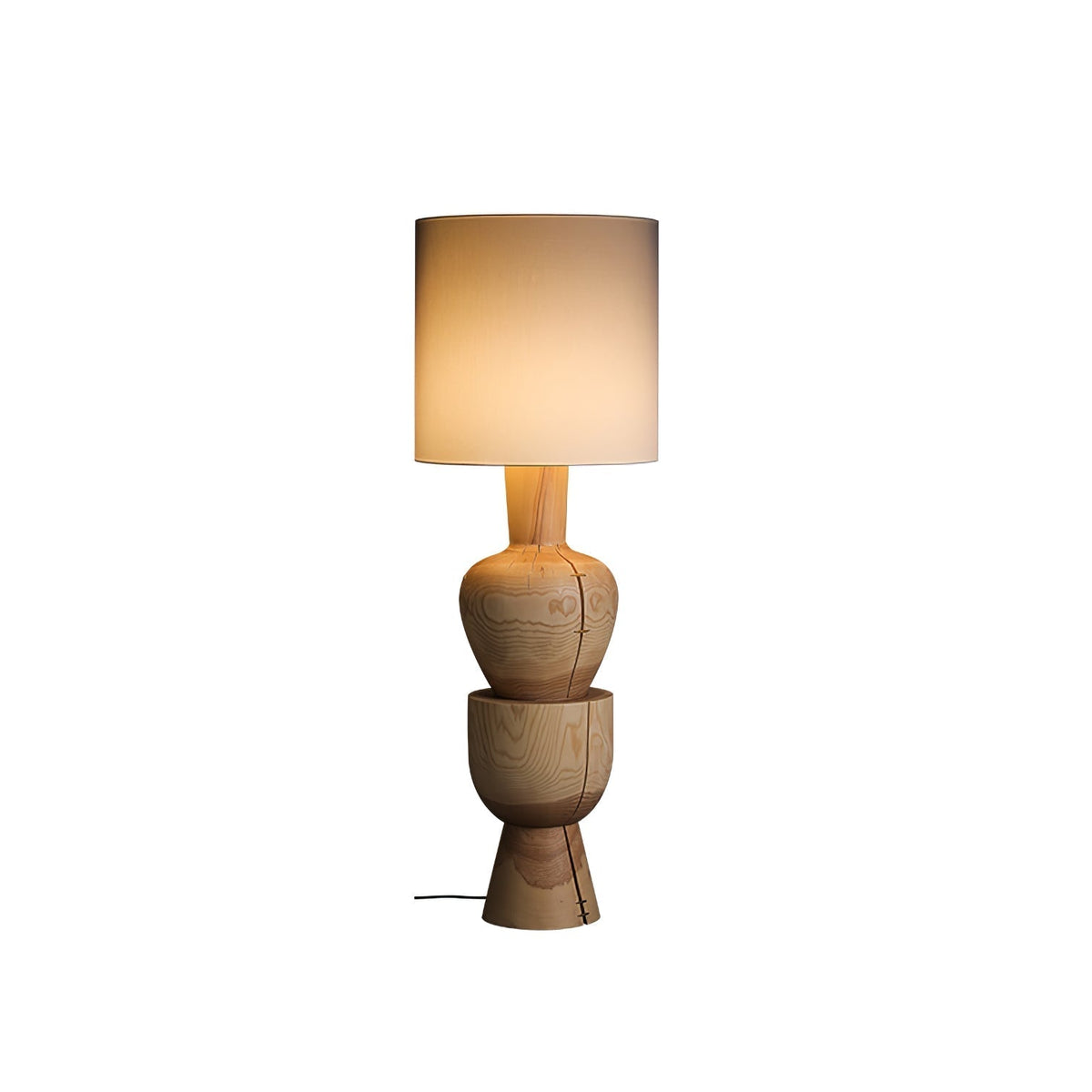 Flynis lámpara de mesa de madera