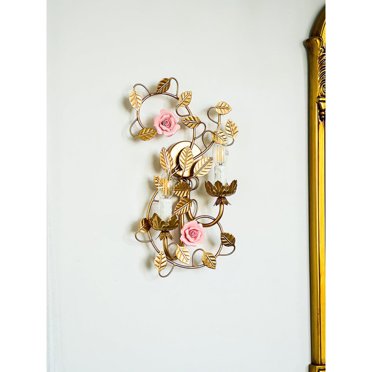 Aplique de pared flor