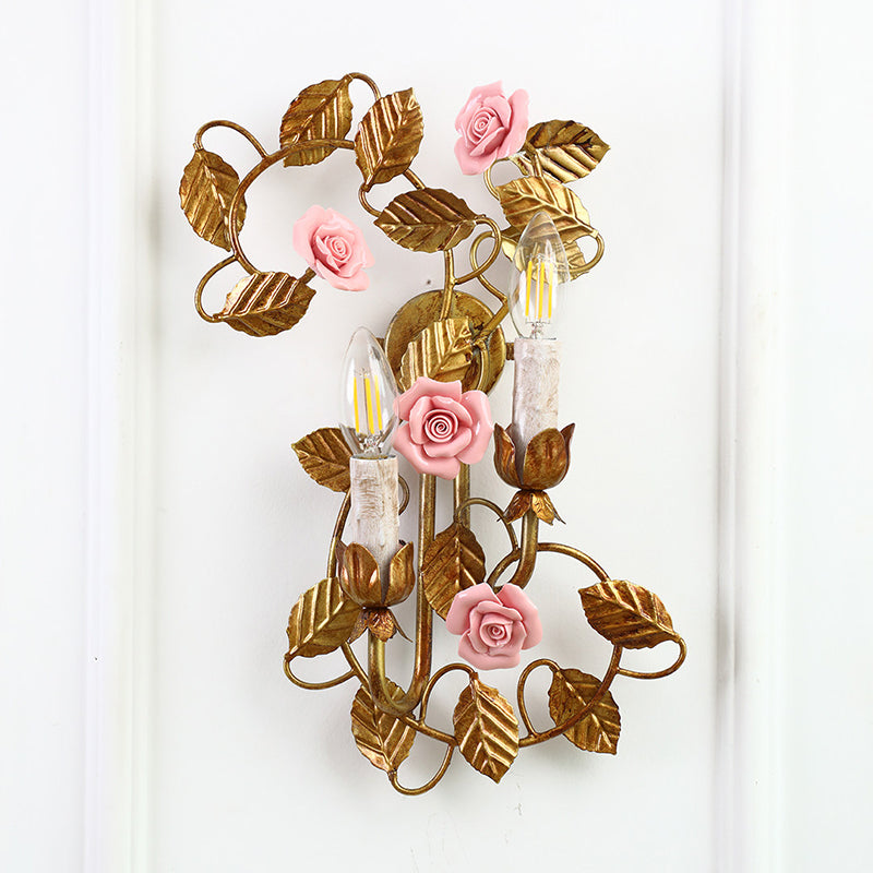 Aplique de pared flor