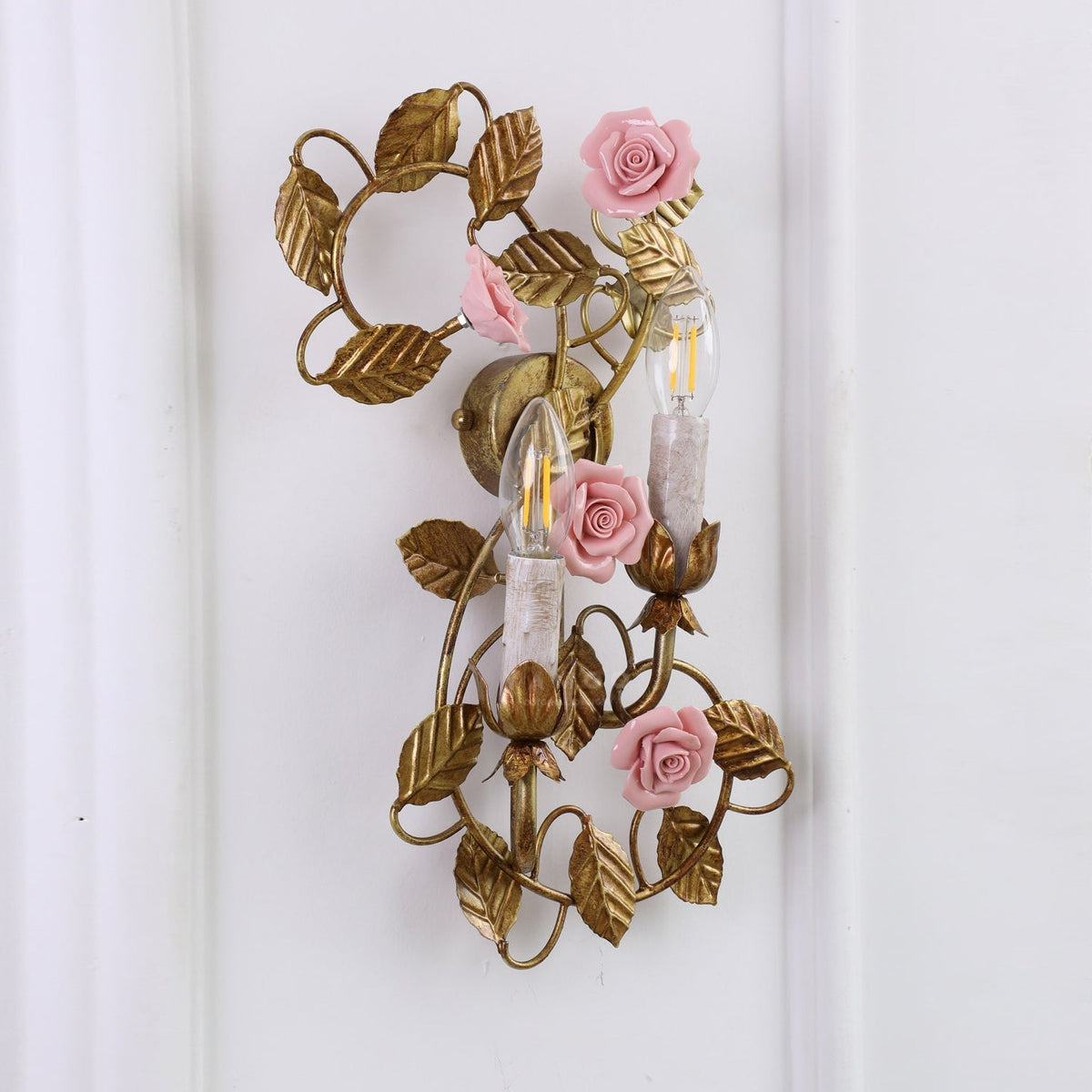Aplique de pared flor