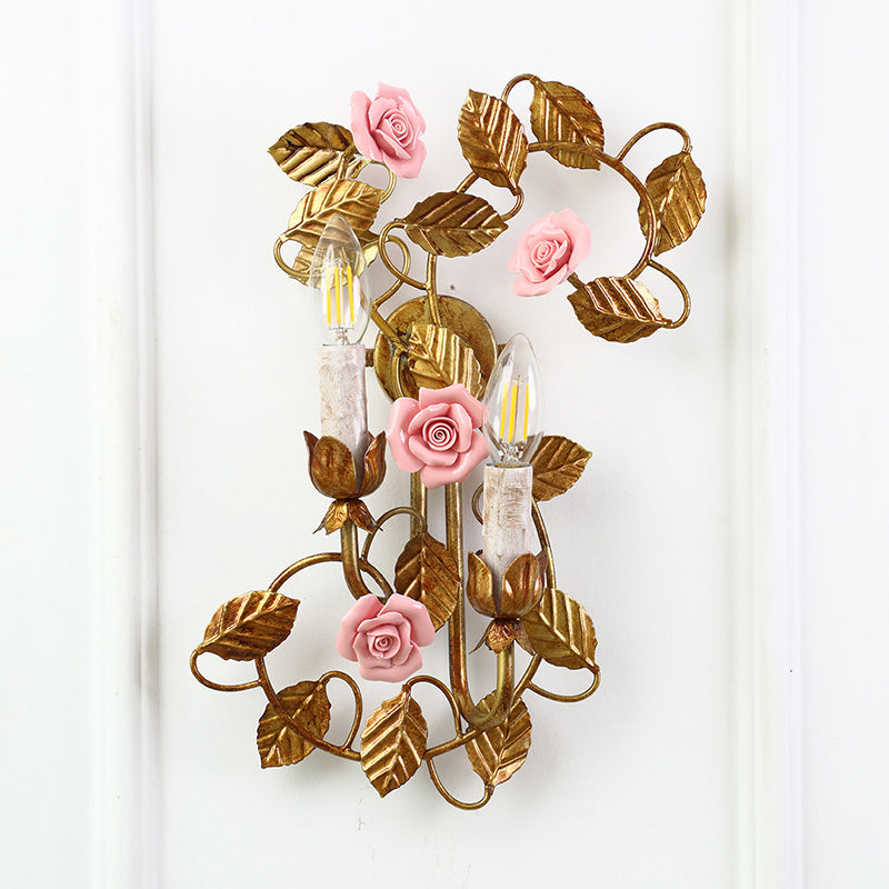 Aplique de pared flor