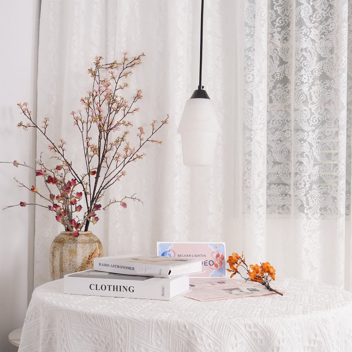 Ostara lámpara colgante en latón y alabastro