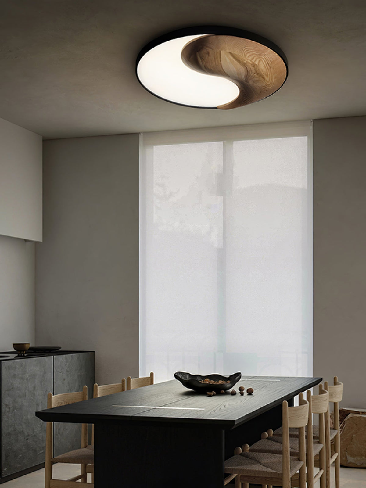 Ivelor lámpara de techo moderna minimalista en madera